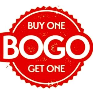 BOGO 💥 buy one get one sale
